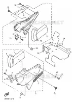 COUVERCLE LATERAL pour Yamaha XJR1200SP de 1997