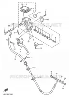 MAITRE CYLINDRE AVANT 2 pour Yamaha XJR1200SP de 1997