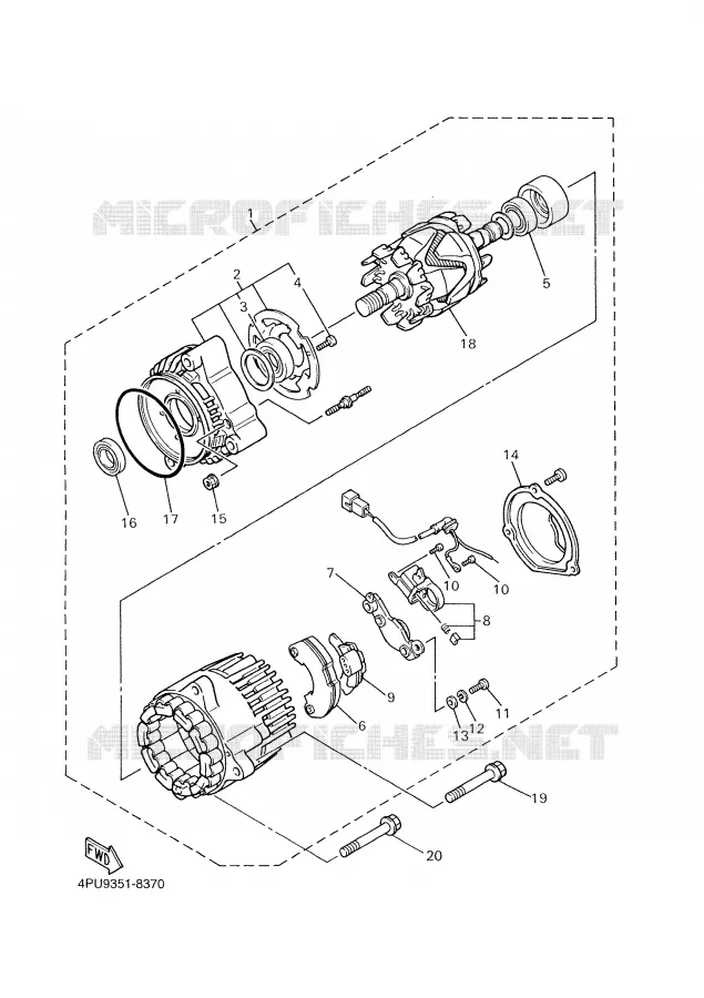 ALLUMAGE Yamaha MOTO 1300 2000 XJR  XJR1300