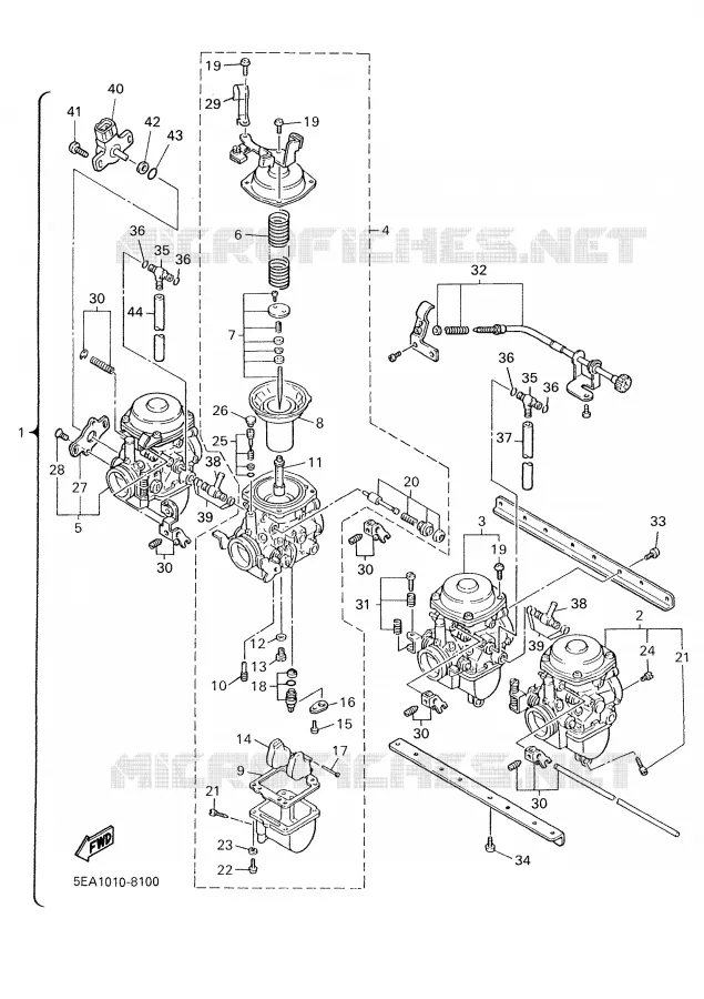 CARBURATEUR Yamaha MOTO 1300 2001 XJR  XJR1300SPN