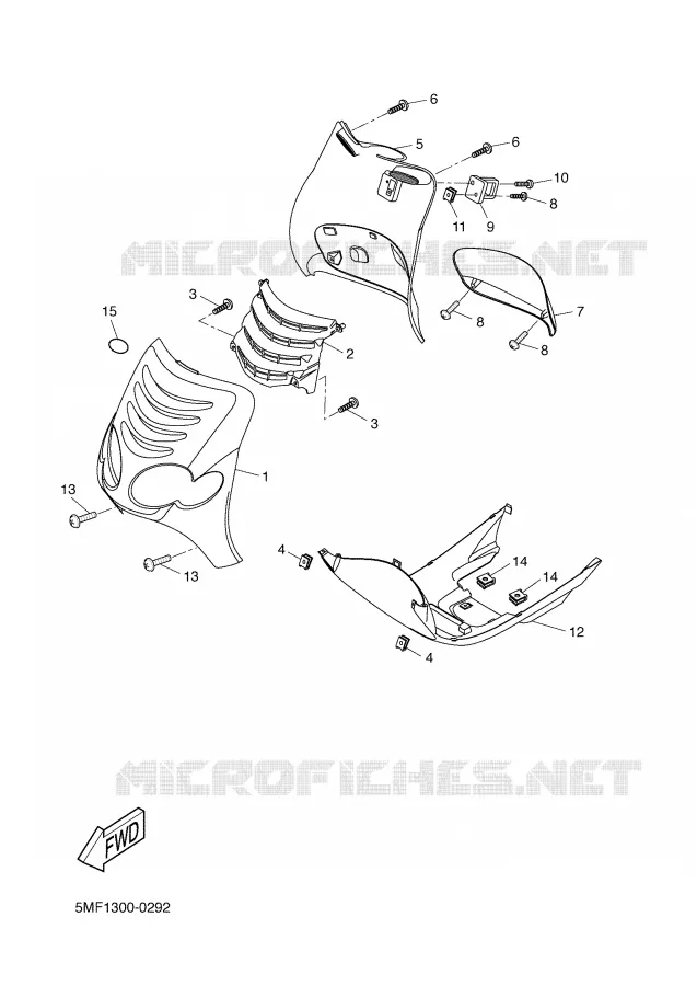 PROTEGE JAMBES Yamaha SCOOTER 150 2001 XN  XN150