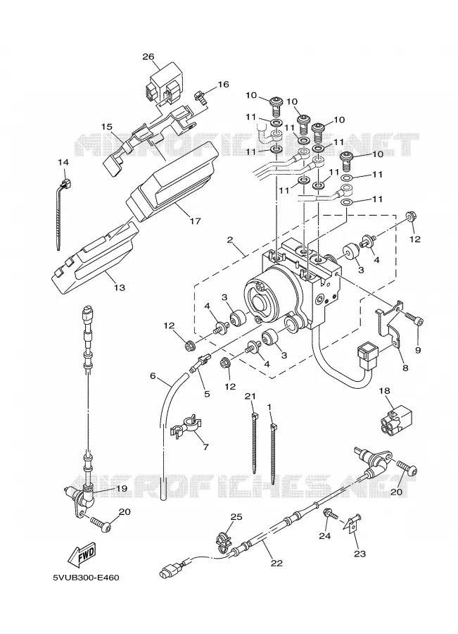 PARTIE ELECTRIQUE 3 Yamaha SCOOTER 500 2006 TMAX ABS  XP500A