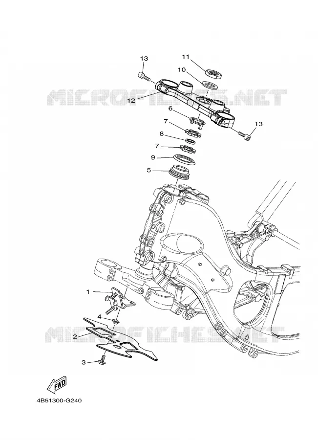 DIRECTION Yamaha SCOOTER 500 2008 TMAX ABS  XP500A