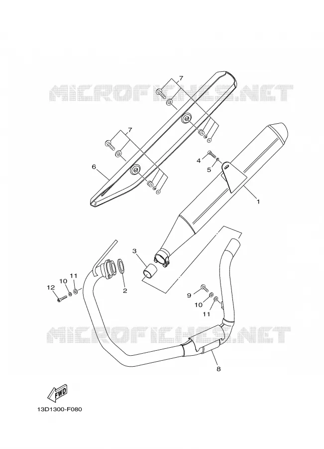 ECHAPPEMENT Yamaha MOTO 125 2007 XTR  XT125R