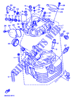 CULASSE pour Yamaha XT500 de 1988