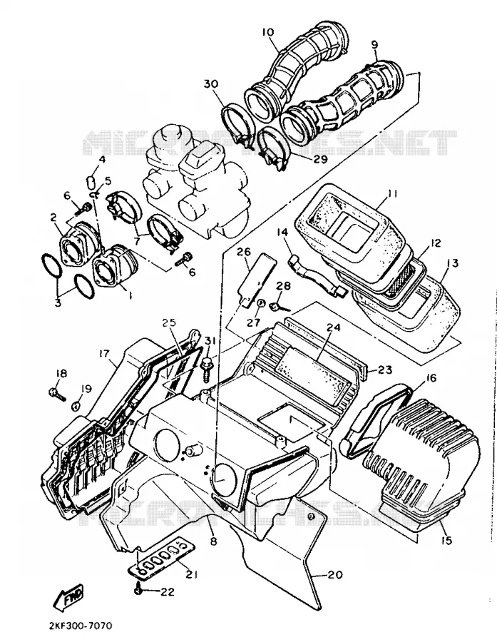 ADMISSION Yamaha MOTO 600 1989 XT  XT600