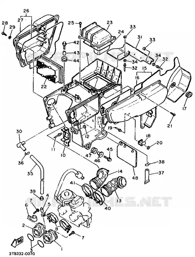 ADMISSION Yamaha MOTO 600 1990 XT  XT600