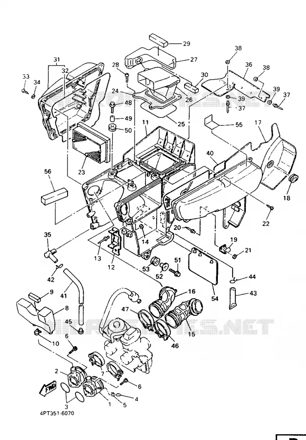 ADMISSION Yamaha MOTO 600 1996 XTE  XT600E