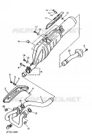 ECHAPPEMENT pour Yamaha XT600E de 1998