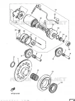 EMBRAYAGE DE DEMARREUR pour Yamaha XT600E de 1998