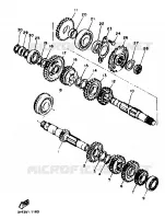TRANSMISSION pour Yamaha XT600E de 1998