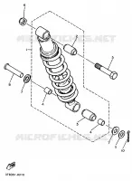 AMORTISSEUR ARRIERE pour Yamaha XT600E de 1998