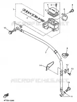 MAITRE CYLINDRE AVANT pour Yamaha XT600E de 1998