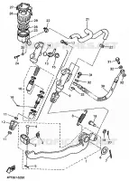 MAITRE CYLINDRE DE FREIN ARRIERE pour Yamaha XT600E de 1998