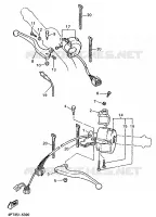 COMMODO / LEVIER pour Yamaha XT600E de 1998