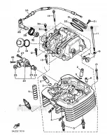 CULASSE pour Yamaha XT600H (32.4KW) de 1986