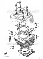 CYLINDRE pour Yamaha XT600H (32.4KW) de 1986
