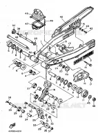 BRAS ARRIERE pour Yamaha XT600H (32.4KW) de 1986