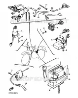 PARTIE ELECTRIQUE 1 pour Yamaha XT600H (32.4KW) de 1986