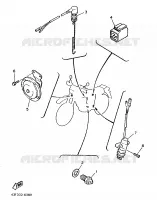 ELECTRIQUE 2 pour Yamaha XT600H (32.4KW) de 1986