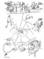 PARTIE ELECTRIQUE 1 pour Yamaha XT600H (33.OKW) de 1989
