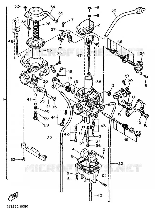 CARBURATEUR Yamaha MOTO 600 1993 XT  XT600K
