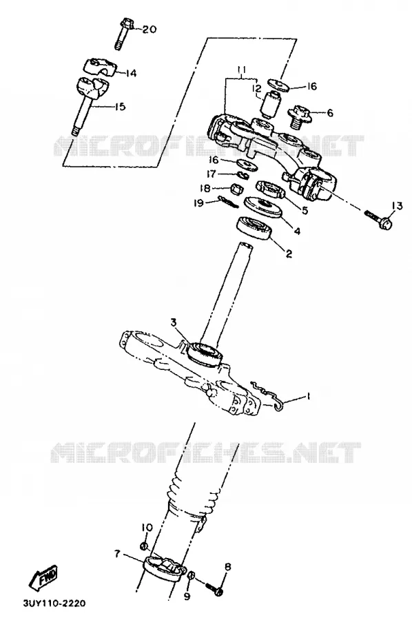 DIRECTION Yamaha MOTO 600 1993 XT  XT600K