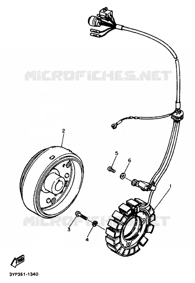 ALLUMAGE Yamaha MOTO 600 1993 XT  XT600K