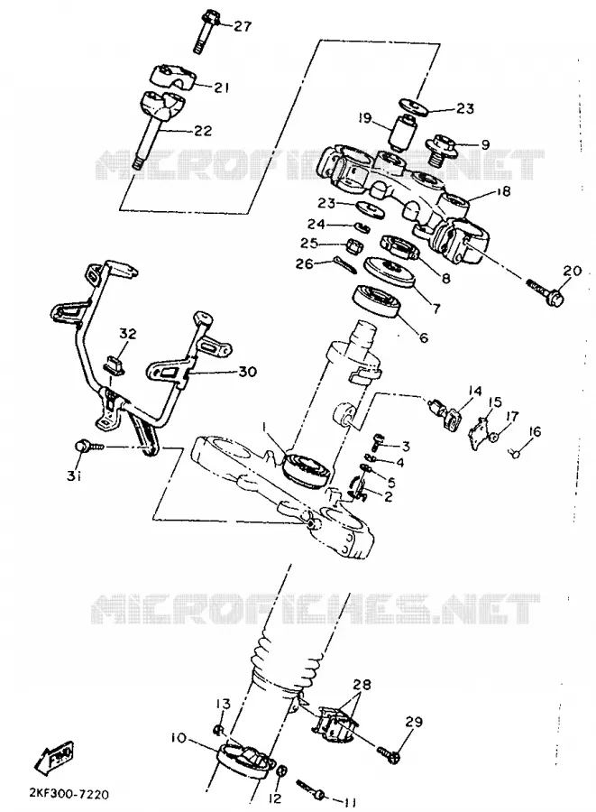 DIRECTION Yamaha MOTO 600 1987 XT  XT600N