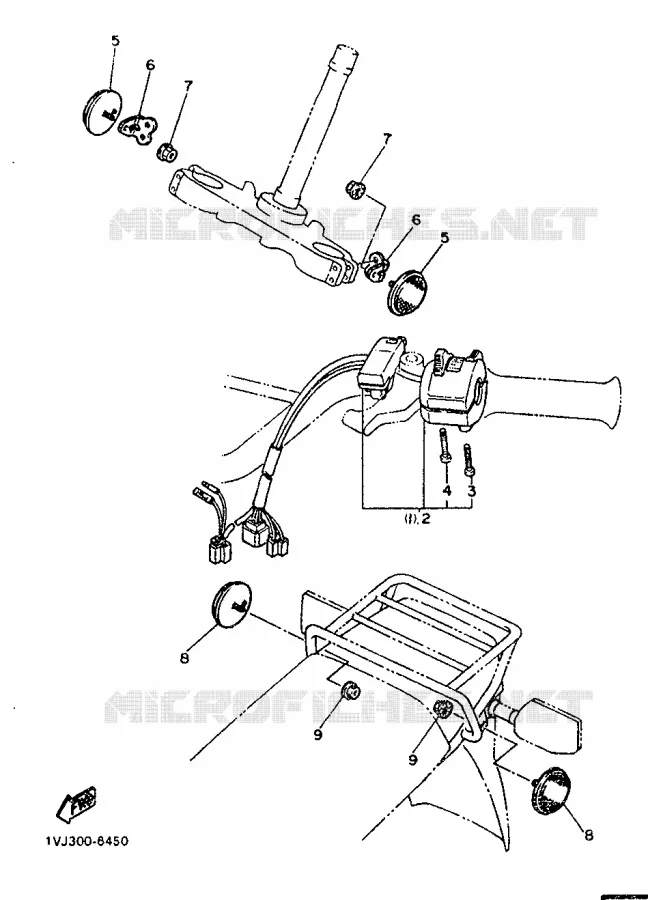 PARTIE ELECTRIQUE 2 Yamaha MOTO 600 1986 XTZ  XT600Z