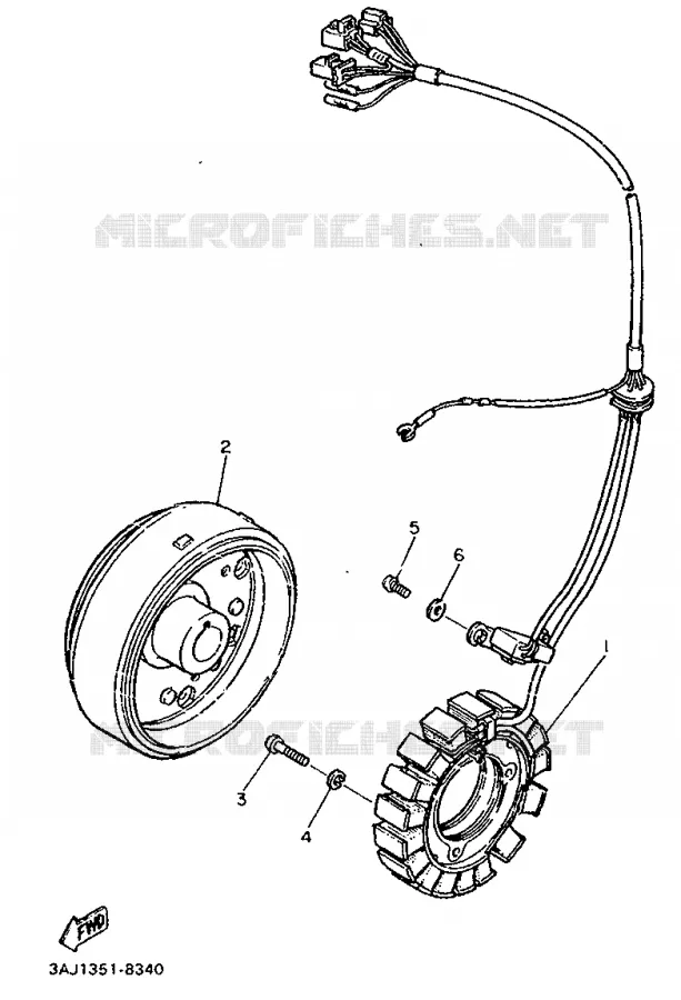 ALLUMAGE Yamaha MOTO 600 1990 XTZ  XT600Z