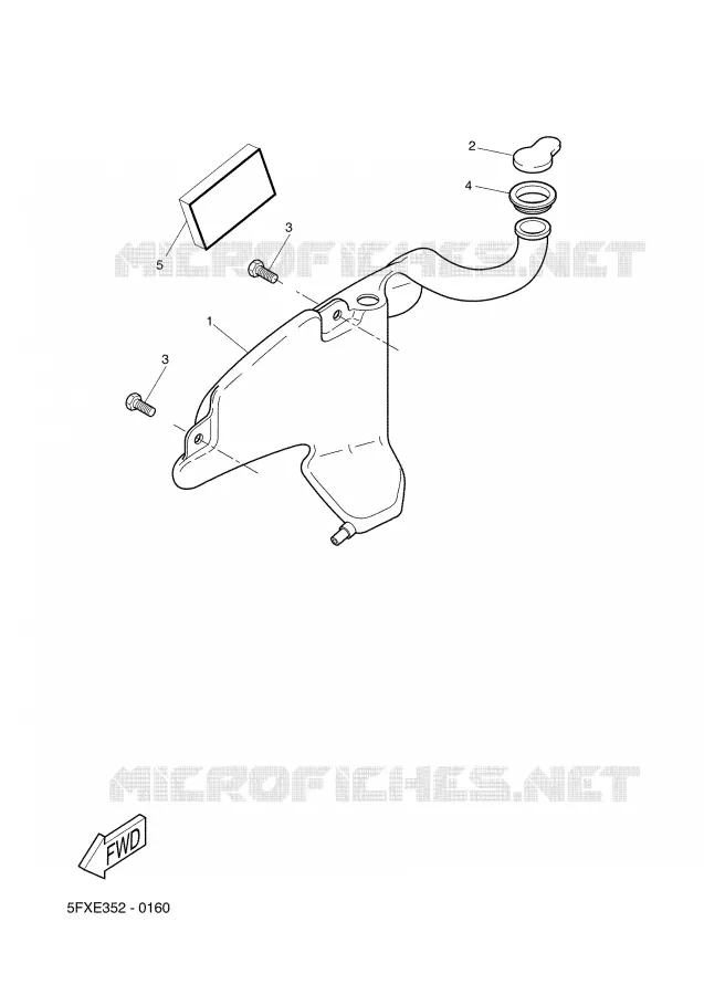 RESERVOIR D'HUILE Yamaha SCOOTER 50 2005 NEXT GENERATION  CW50RS
