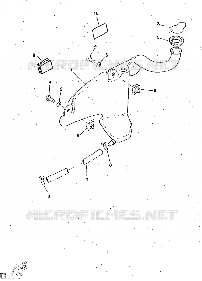 RESERVOIR D'HUILE Yamaha SCOOTER 50 1997 ROCKET  CW50RSP