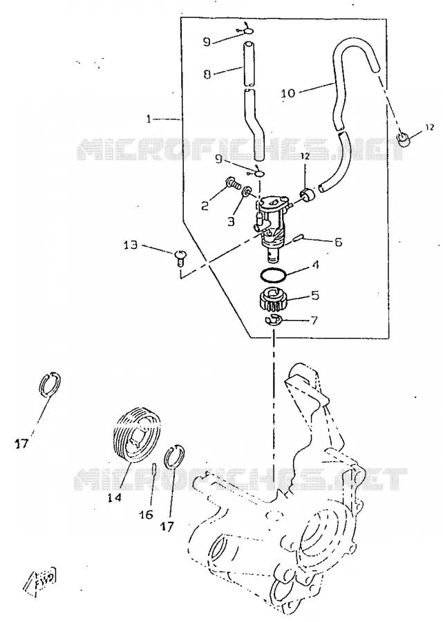 POMPE A HUILE Yamaha SCOOTER 50 1998 ROCKET  CW50RSP