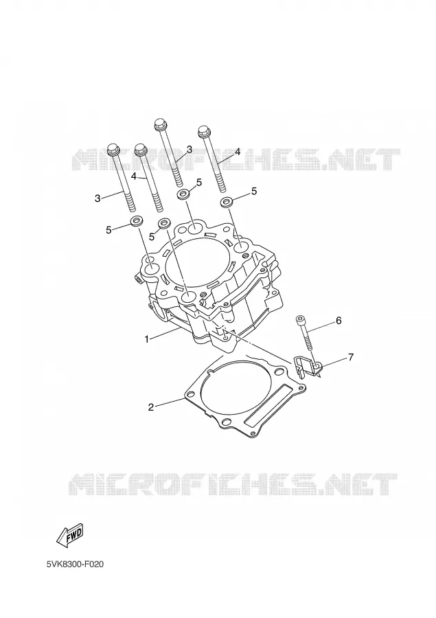 CYLINDRE Yamaha MOTO 660 2007 XTR  XT660R