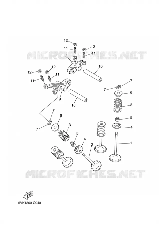 SOUPAPE Yamaha MOTO 660 2008 XTR  XT660R