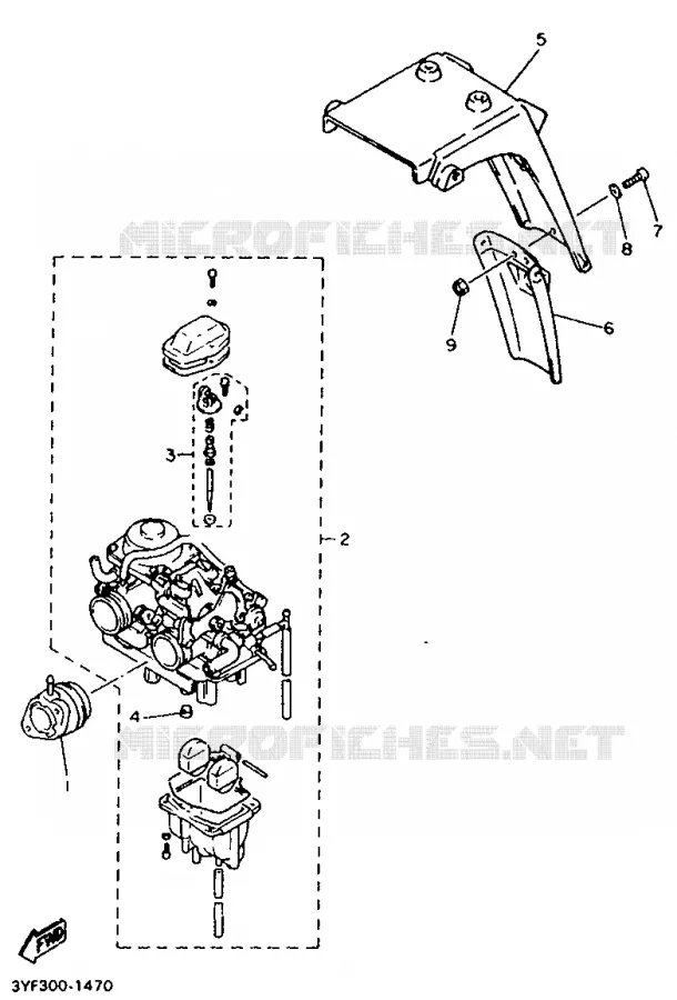 PIÈCES OPTIONNELLES Yamaha MOTO 660 1991 TENERE  XTZ660