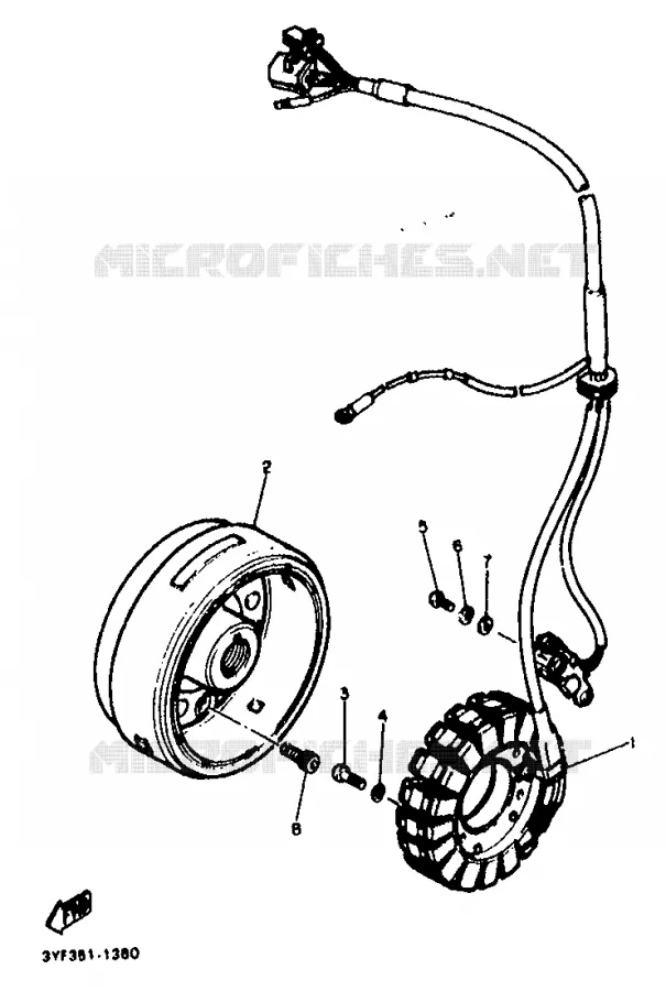 ALLUMAGE Yamaha MOTO 660 1996 TENERE  XTZ660