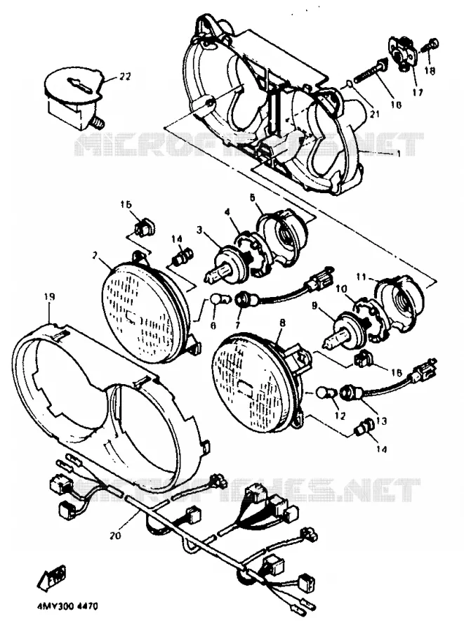 ALTERNATIVE ELECTRIQUE Yamaha MOTO 660 1996 TENERE  XTZ660