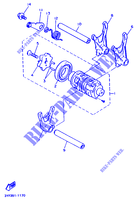 BARILLET DE SELECTION / FOURCHETTE pour Yamaha XTZ660H (35.3KW de 1992
