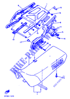 SELLE / PORTE BAGAGES pour Yamaha XTZ660N (20.0KW de 1992