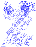CARTER   MOTEUR 1 pour Yamaha XTZ750 de 1991
