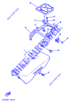 SELLE / PORTE BAGAGES pour Yamaha XTZ750 de 1992