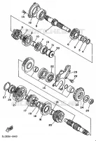 TRANSMISSION pour Yamaha XTZ750 de 1994
