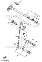 AXE DE SELECTEUR / PEDALE pour Yamaha XTZ750 de 1994