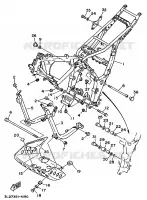 CADRE pour Yamaha XTZ750 de 1994