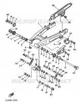 BRAS ARRIERE pour Yamaha XTZ750 de 1994