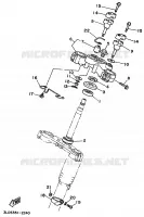 DIRECTION pour Yamaha XTZ750 de 1994