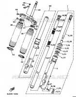FOURCHE pour Yamaha XTZ750 de 1994