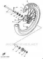 ROUE AVANT pour Yamaha XTZ750 de 1994